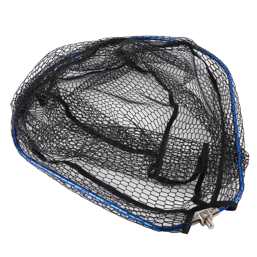 Aluminium Alloy Fishing Mesh Net Pear Shape Frame DiddleNet Rock Fishing Tackle(Large Folding Mesh Net )