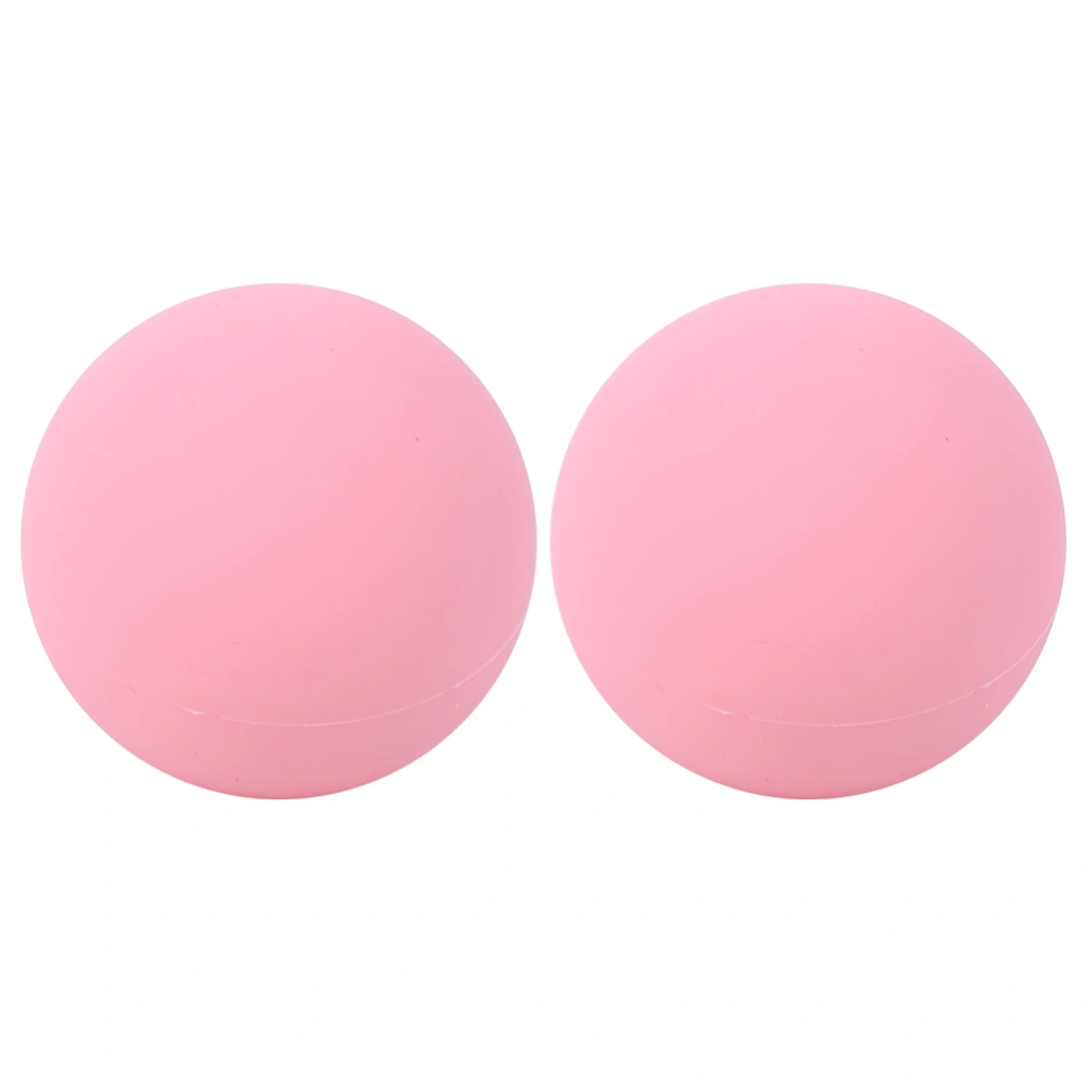 2Pcs Silicone Yoga Acupoint Massaging Ball Muscle Relaxation Fitness Hand Sole Massagestrawberry