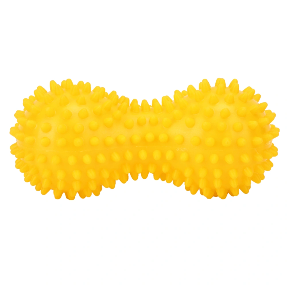 PVC Spiky Massage Ball Fascia Muscle Hand Planta Pedis Relaxation Ball for Fitness Yogayellow