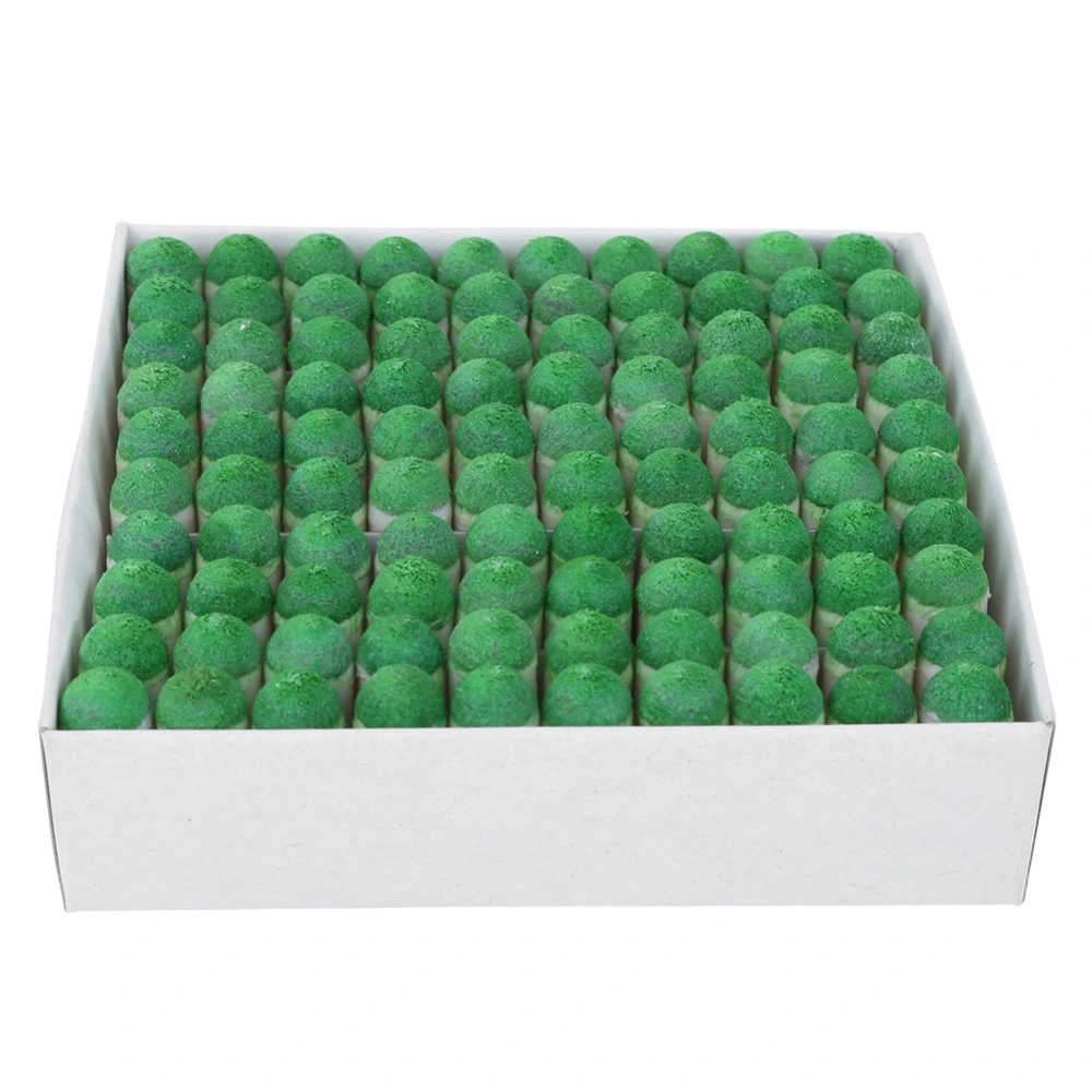 100pcs Billiard Cue Tip Durable Professional Snooker Supplies Bar Pool Stick Tip Accessory9mm/0.35in