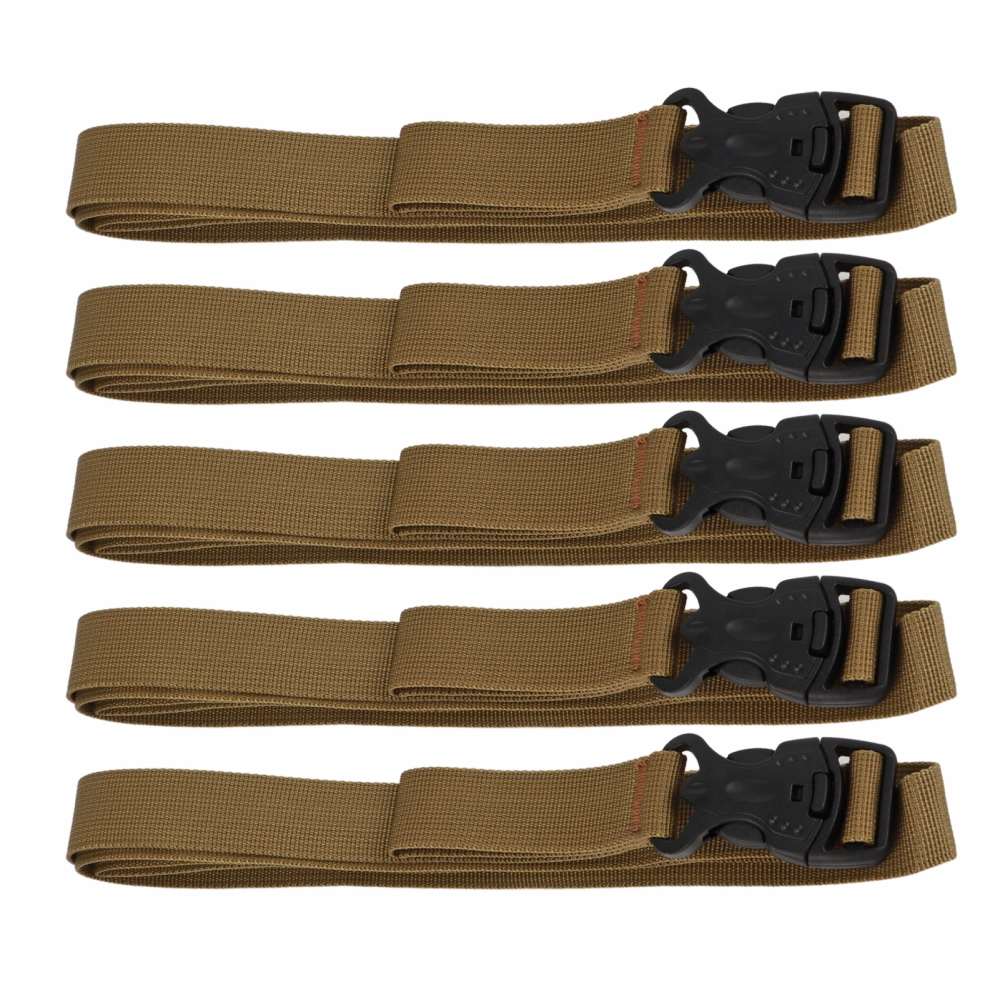 5pcs Cargoes Strap Buckle Tie Down Belt Luggage Strap for Outdoor Backpack Camping Bag