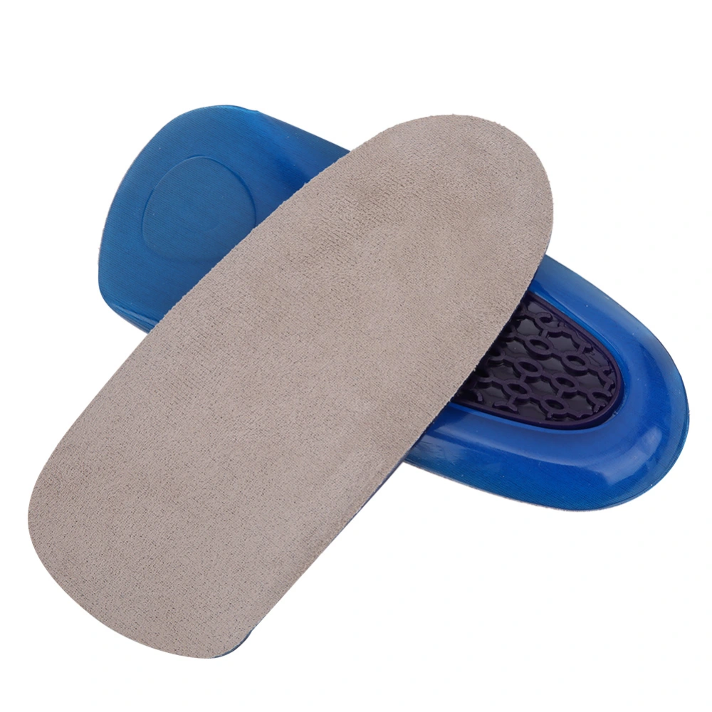 Pair UShaped Heel Cups Inserts TPE Gel Foot Care Heightening Pad Antalgic Unisex