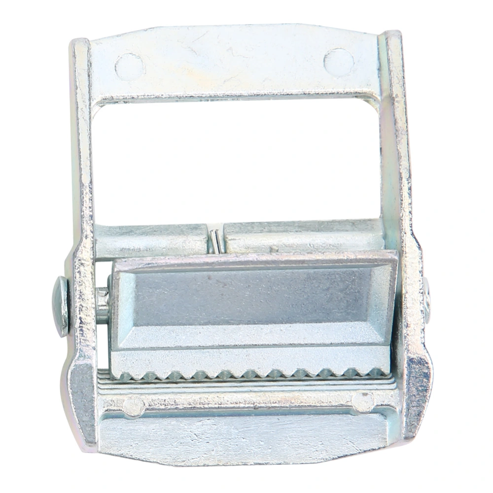 Zinc Alloy Buckle for Heavy Duty Tiedown Cargoes Strap Fixed Tensioner Ratchet Buckle(White Zinc 38mm)