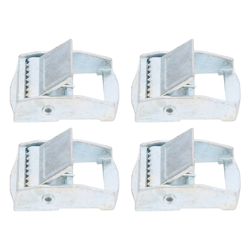 4Pcs Zinc Alloy Buckle for Heavy Duty Tiedown Cargoes Strap Fixed Tensioner Ratchet Buckle(25mm )