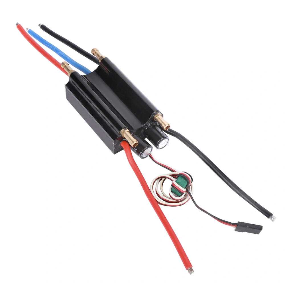 60A RC Boat Waterproof Brushless ESC Electric Speed Controller Accessory for RC Boat