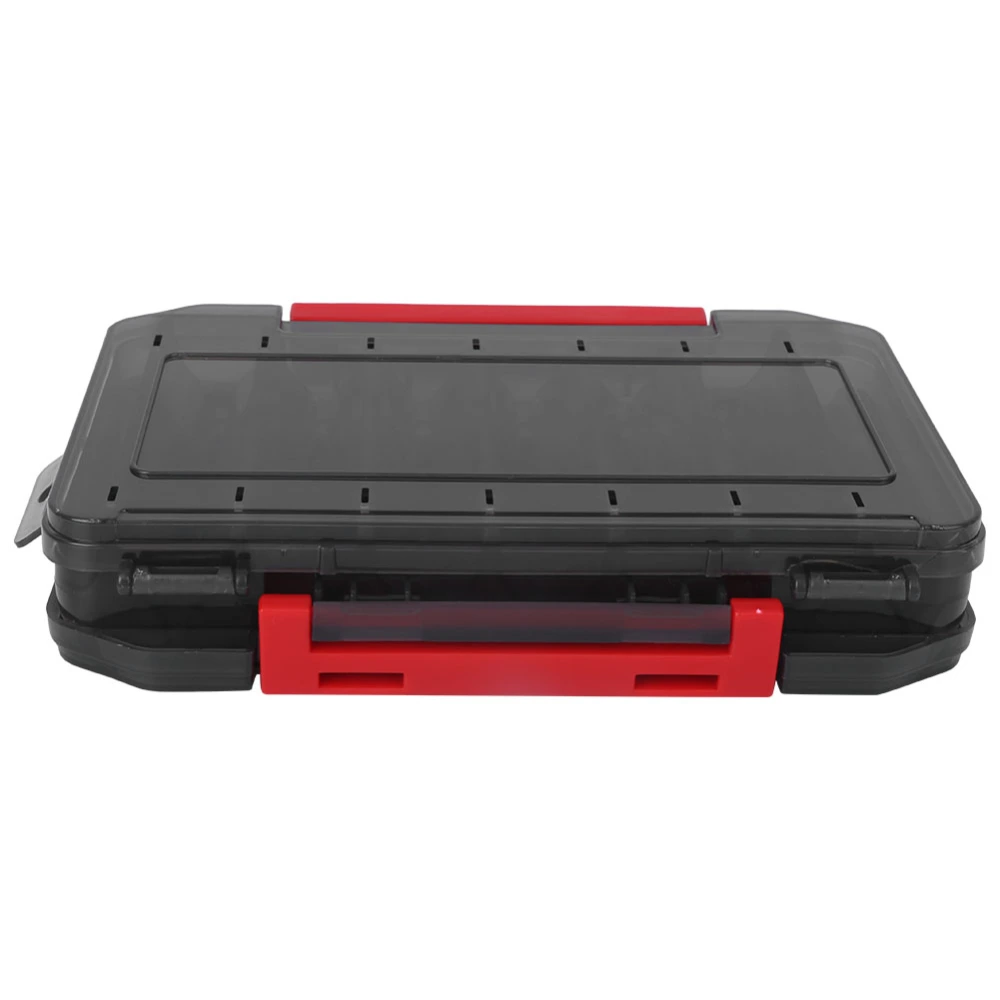 Multifunction PVC Double Layer Lure Tool Storage Box Fishing Bait Accessory GrayLure Box