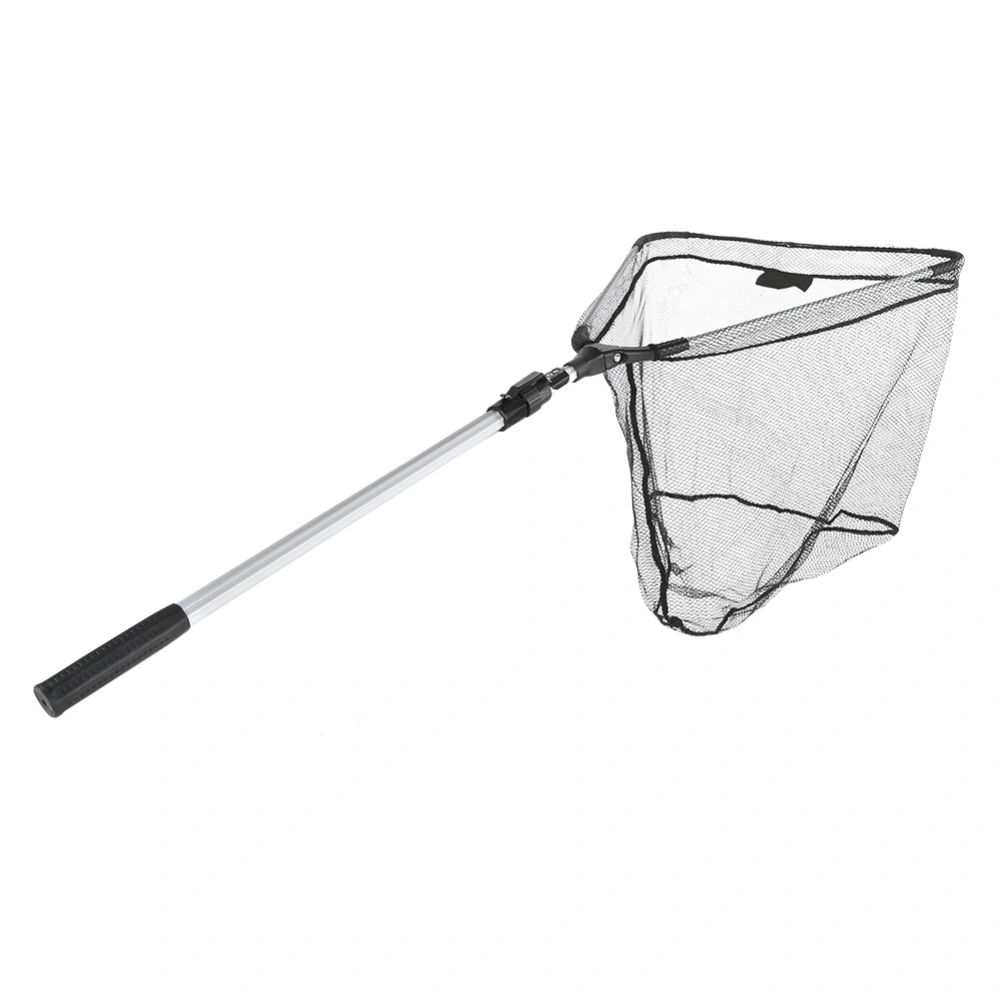 Integrated Waterproof Aluminum Alloy Telescopic Triangular Folding Portable Nanometer Fishing Net Tool Accessory160cm