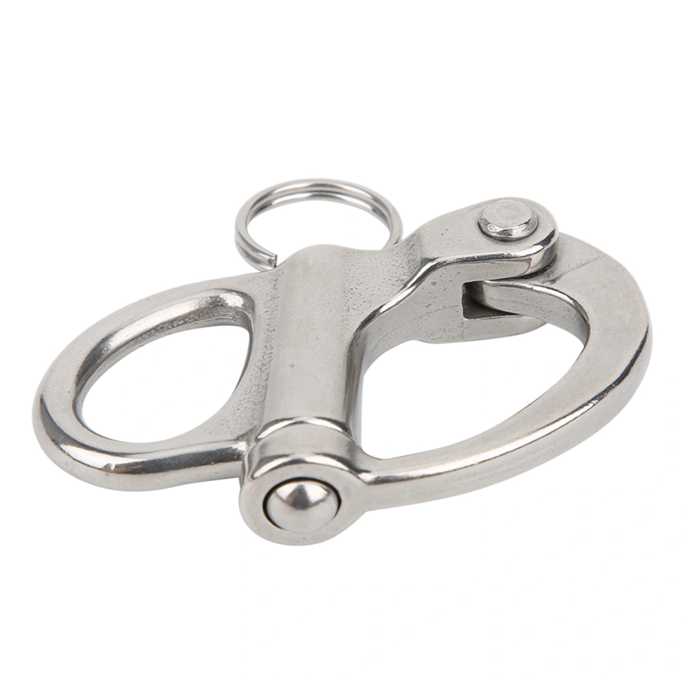 Mountaineering Rock Climbing Shackle 316 Stainless Steel Fixed Quick Release Snap Hook70MM