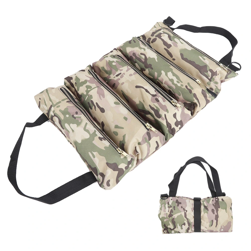 Multifunction Canvas Hanging Type Portable Outdoor Travel Outgoing Car Tool Storage BagOutgoing Storage Bag