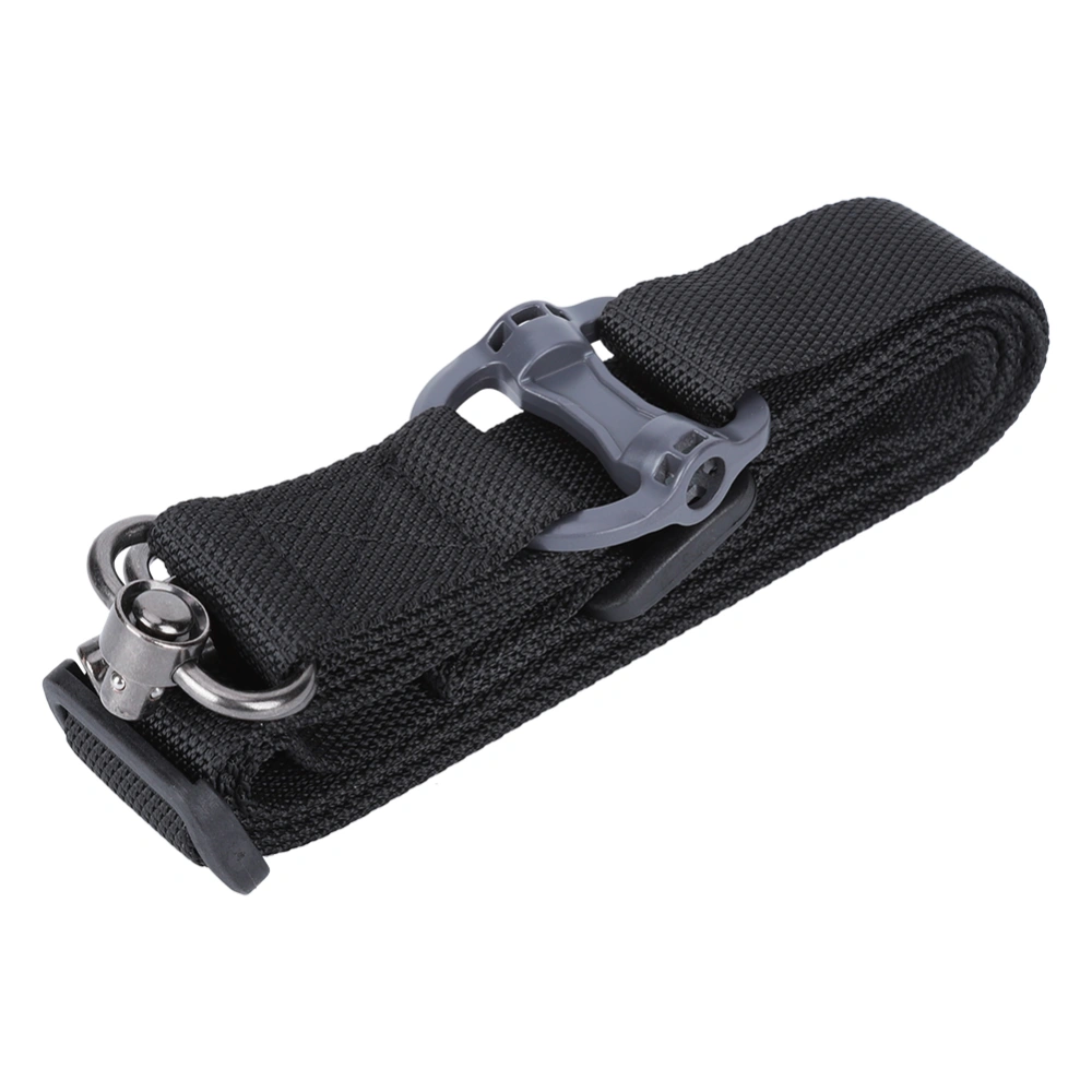 Multifunction Tactics Spear Sling Single&amp;Dual Point Safety Hanging Belt Shoulders Bag Strap(Multifunction Hanging Belt black)