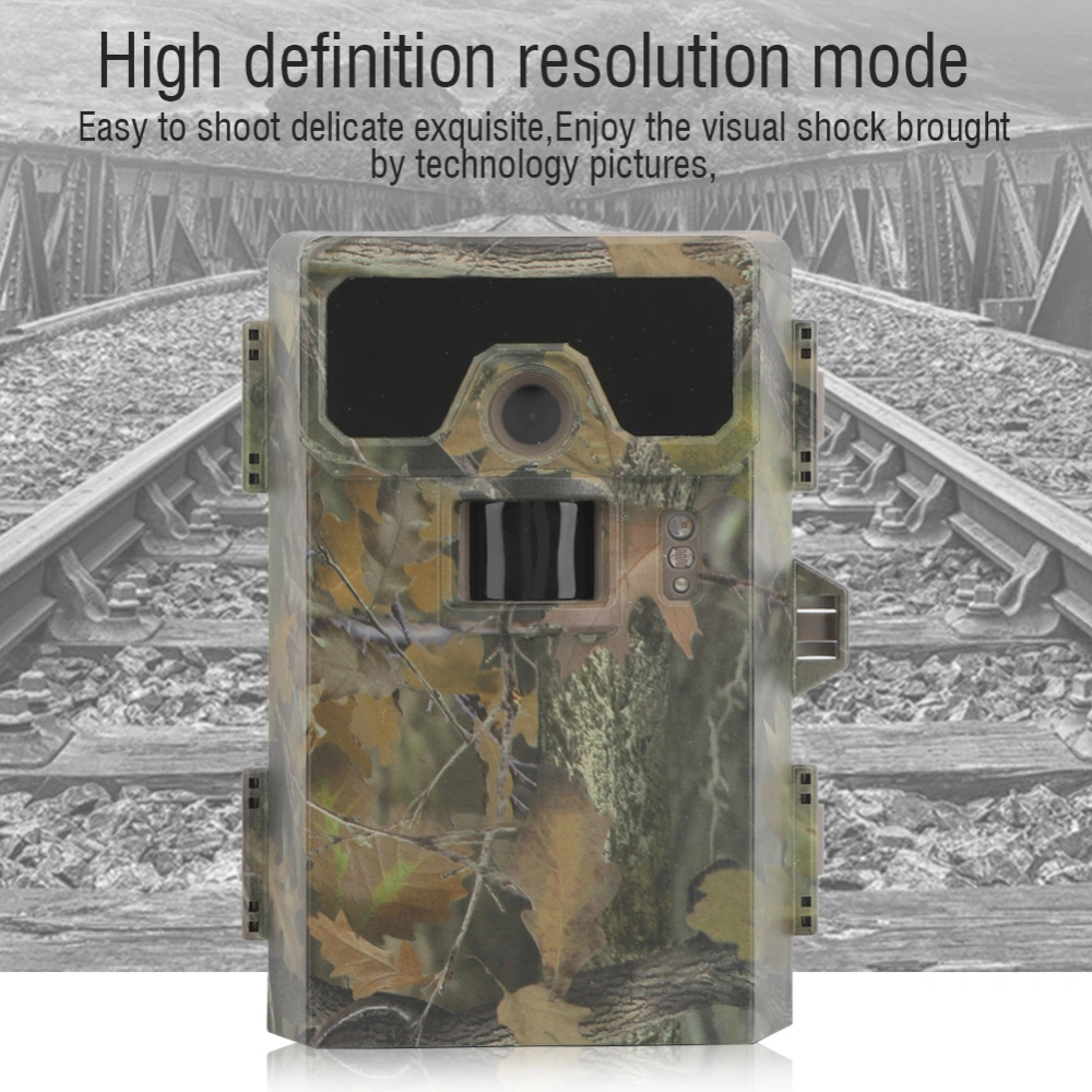 DE-890 Plastic 1920x1080 Full Day Monitoring Intelligent Detection High Definition Waterproof Video Recording Hunting Camera