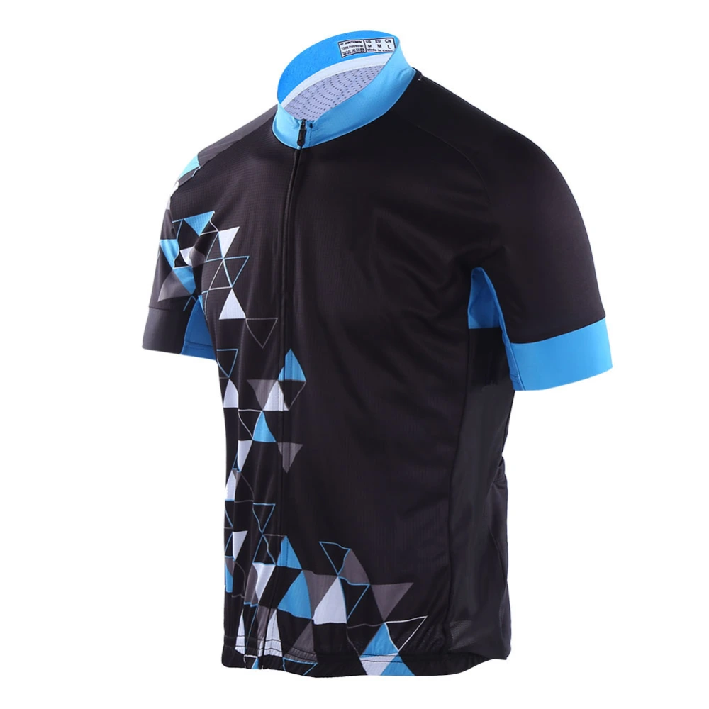 Man Male Summer Outdoor Polyester Short Sleeve Bicycle Cycling Wear ClothesShort Sleeve XL