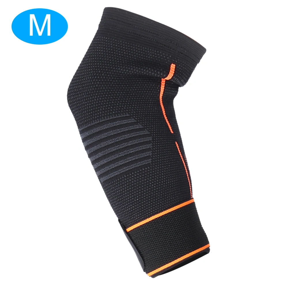 Outdoor Sports Bandage Knitting Elbow Support Sleeve Lengthen Arm Guard Perspiration Breathable Protective GearM