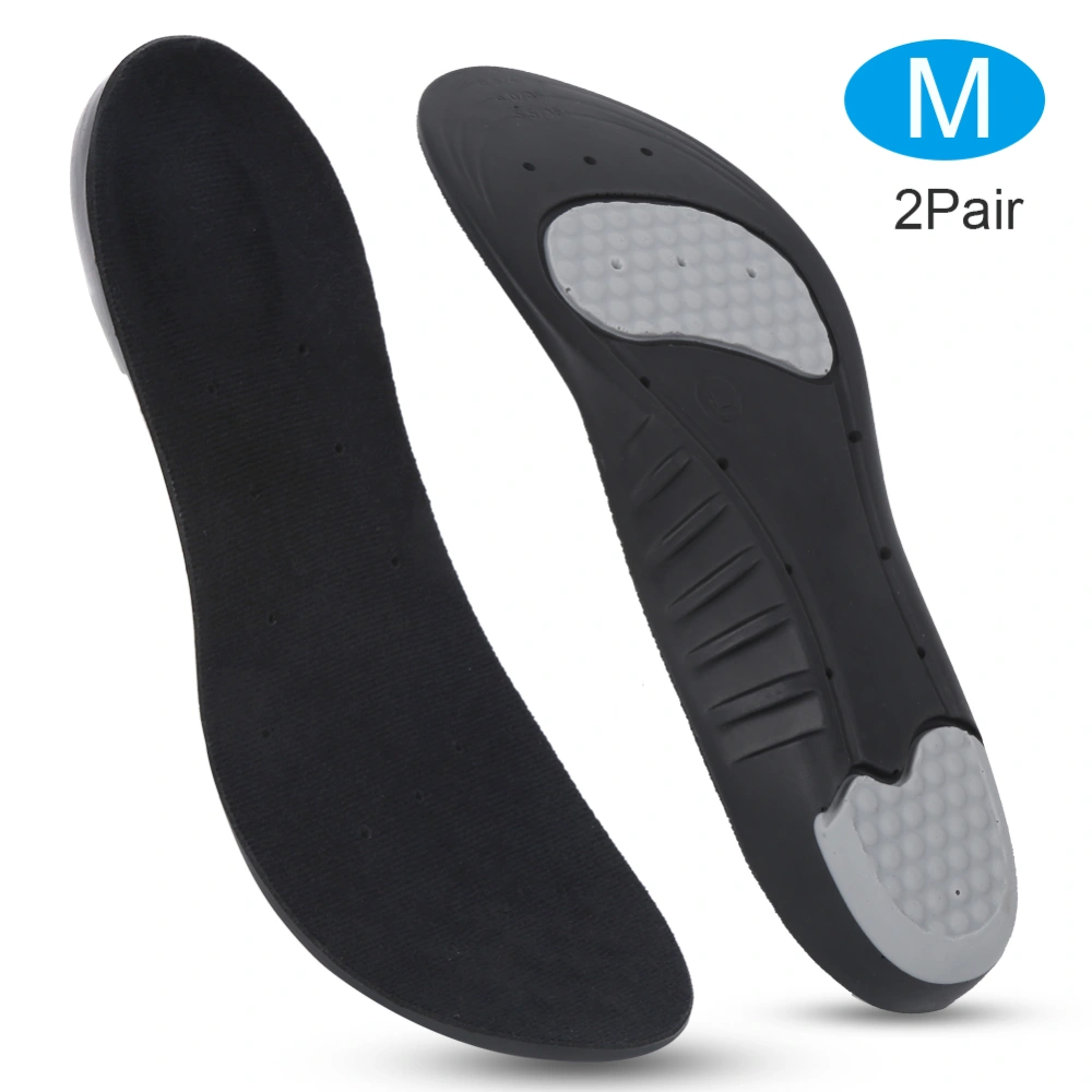 2Pair Outdoor &amp; Indoor Fitness Sport Insole Breathable Damping Absorb Sweat Deodorize Air Cushion For Summber Basket(M(38-41) )