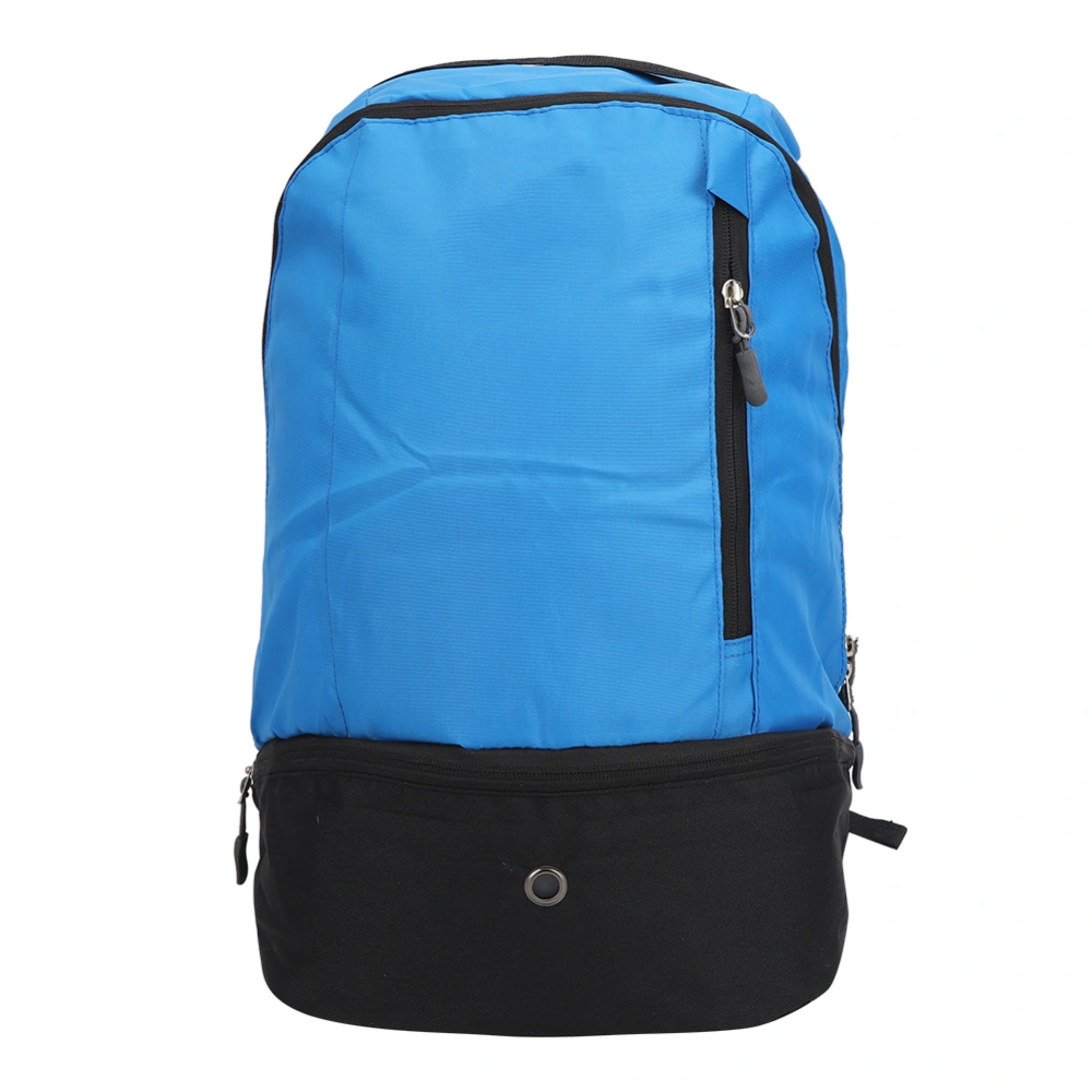 1PCS Nylon Blue Multifunction Bag Outdoor Sports Backpack for Football Basketball HikingBlue