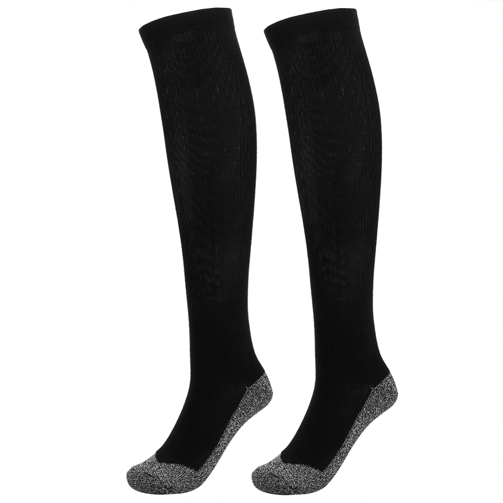 Outdoor Sport Emit Heat Aluminizing Fiber Constant Temperature Stockings Old People Keep Warm Socks Free Size