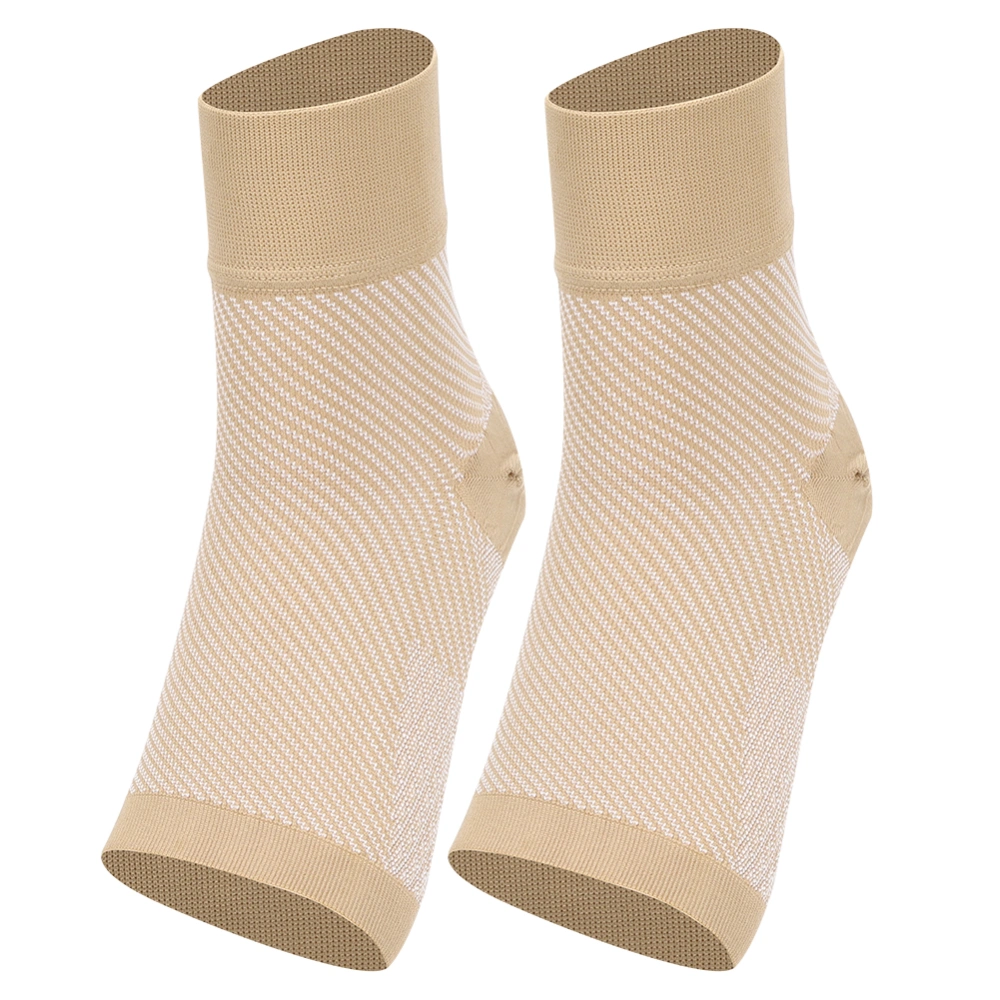 Sport Ankle Brace Protector Compression Support Sleeve Short Socks for Injury Recovery Joint PainAnkle Brace L