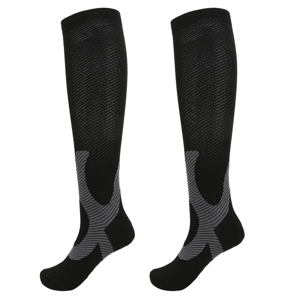 Compression Socks Anti Fatigue Pain Relief Knee High Stockings for Outdoor SportsS/M