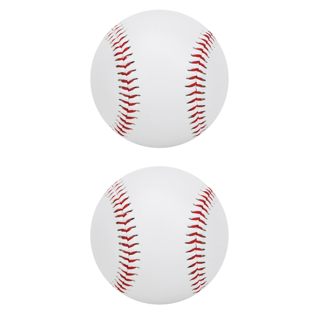 2Pcs PU Elastic Soft Filling Trainning Wear Resistant Base Ball Batting Practice Softball Alloy Bat HitSoft Baseball