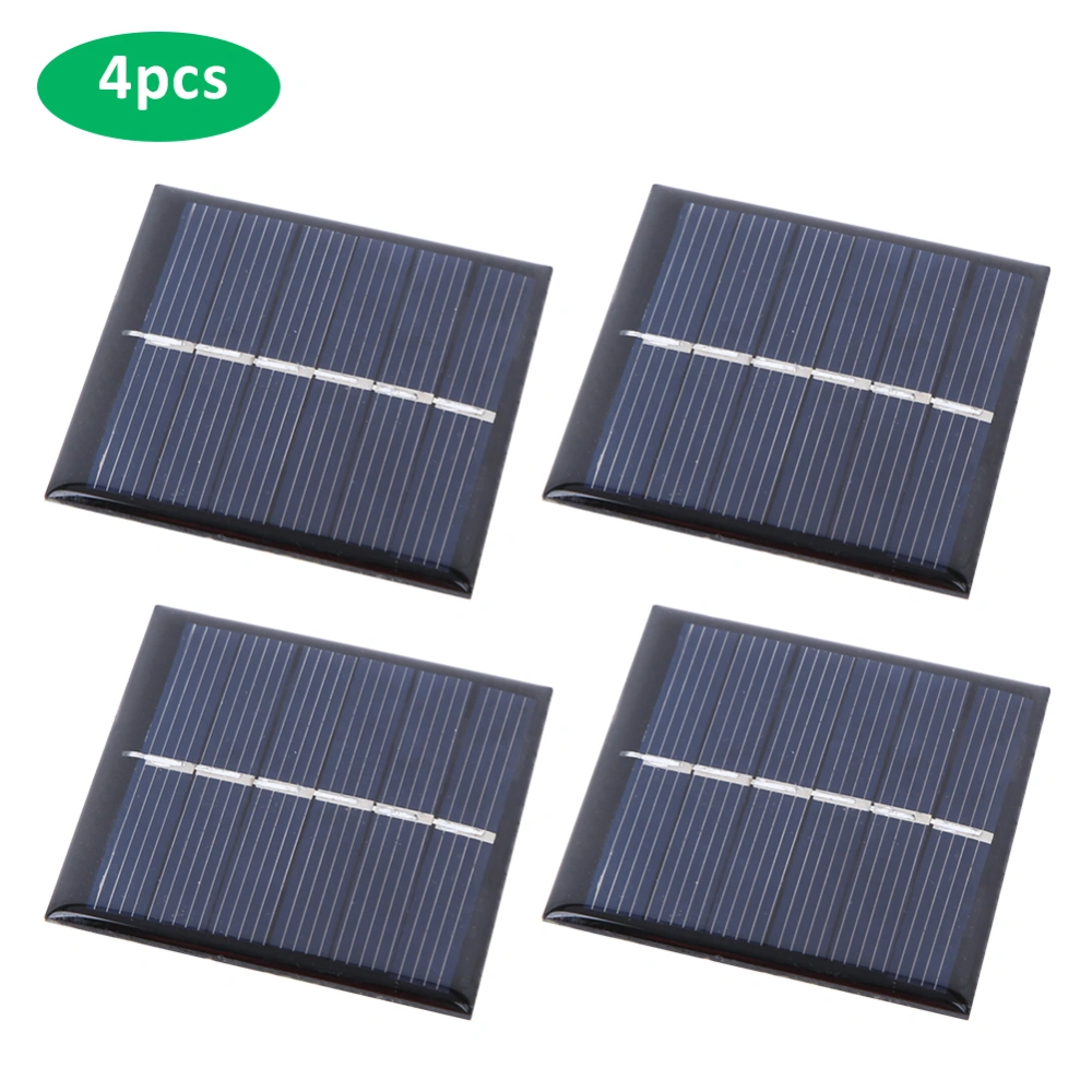 4PCS 3V 168mA Solar Panel DIY Material Outdoor Emergency Charger Portable Power Supply