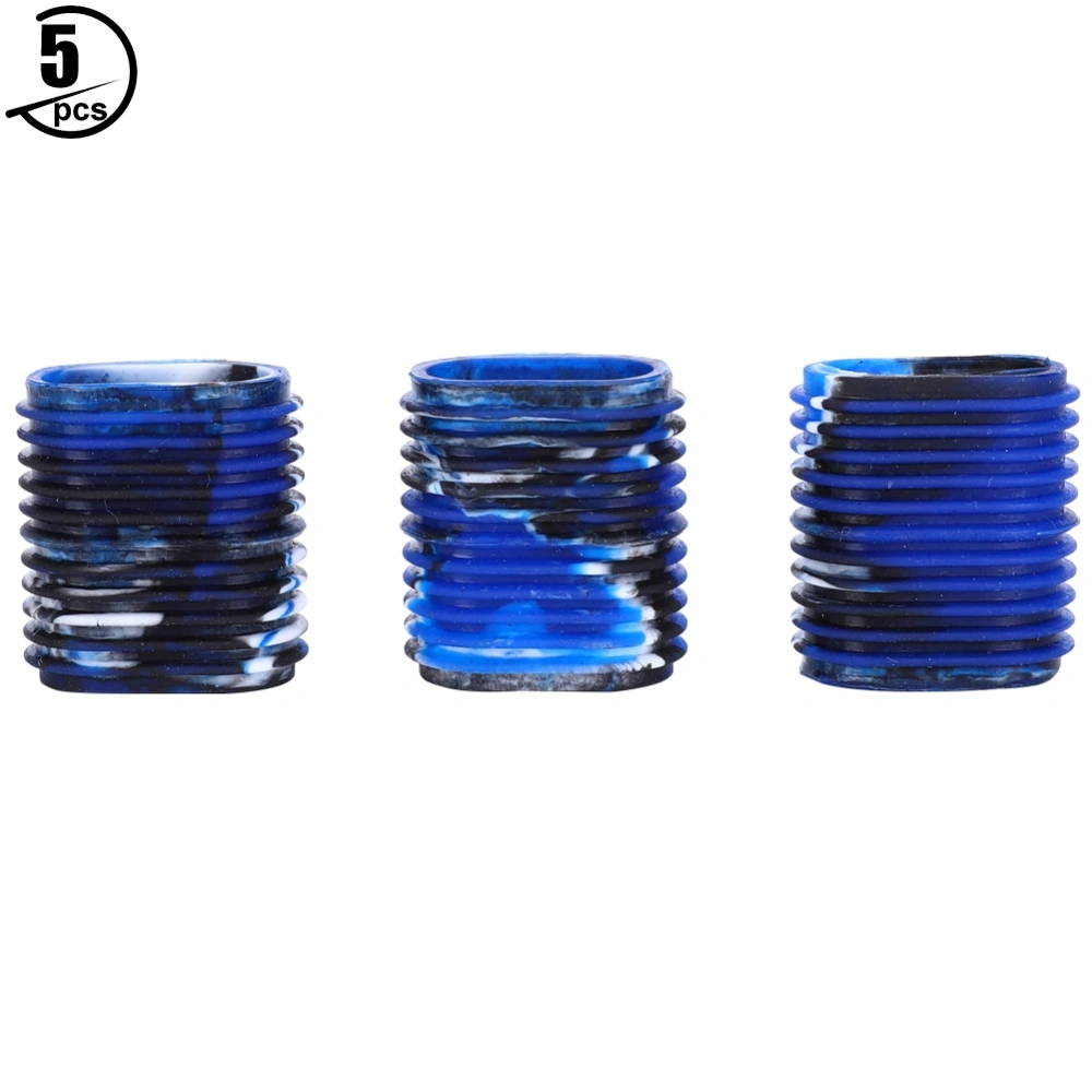 5pcs Fishing Reel Grip Non-Slip Ergonomic Cover Knobs Multicolor Optional(Blue Black )