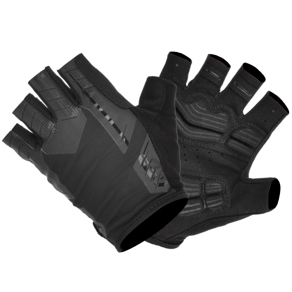 Half Finger Cycling Gloves Unisex Non-slip for Mountain Bike Bicycle Riding Sports Mounteering Fitness(Black M)