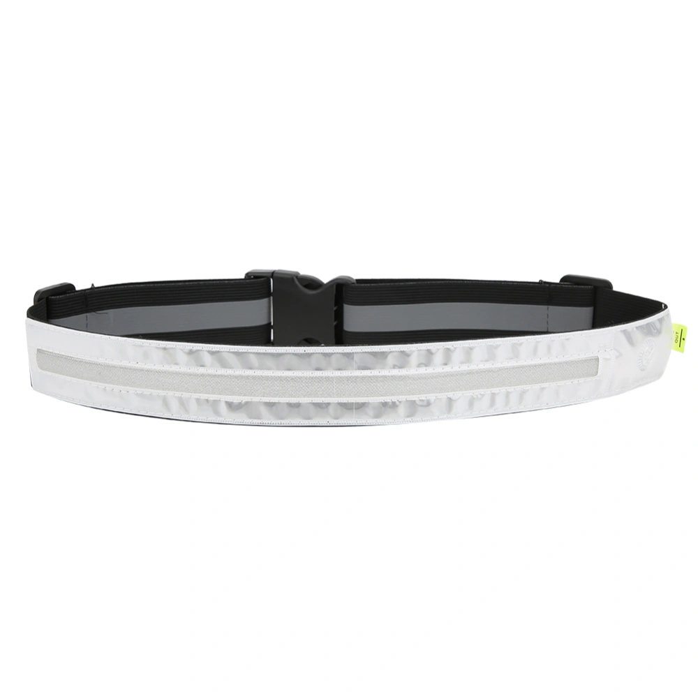 LED Elastic Belt Night Luminous Sports Running Cycling Reflective Safety Clothes Black