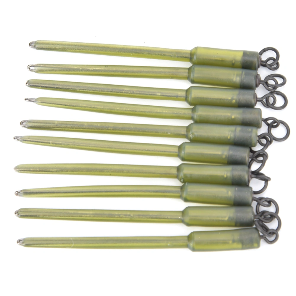 10PCS Fishing PVA Bags Stems Insert End Terminal Long Tube Wire Connector Tackle