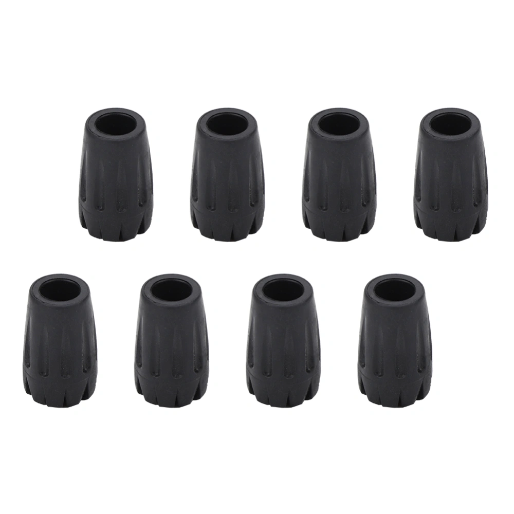 8Pcs Universal Walking Stick Head Pole Hiking Pole Replacement Tips Trekking Protector