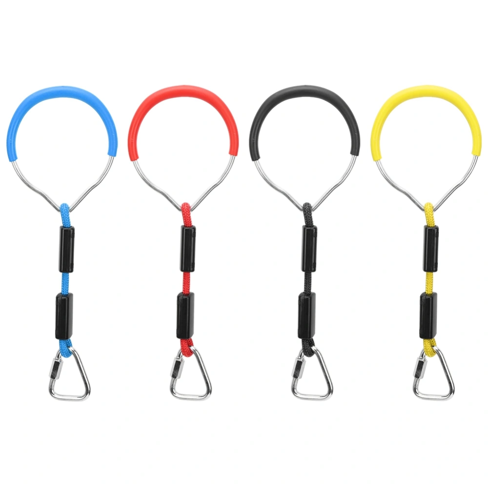 4PCS/Set Children Colorful Swing Gymnastic Ring Kid Climbing Sports Rope Combination Accessory