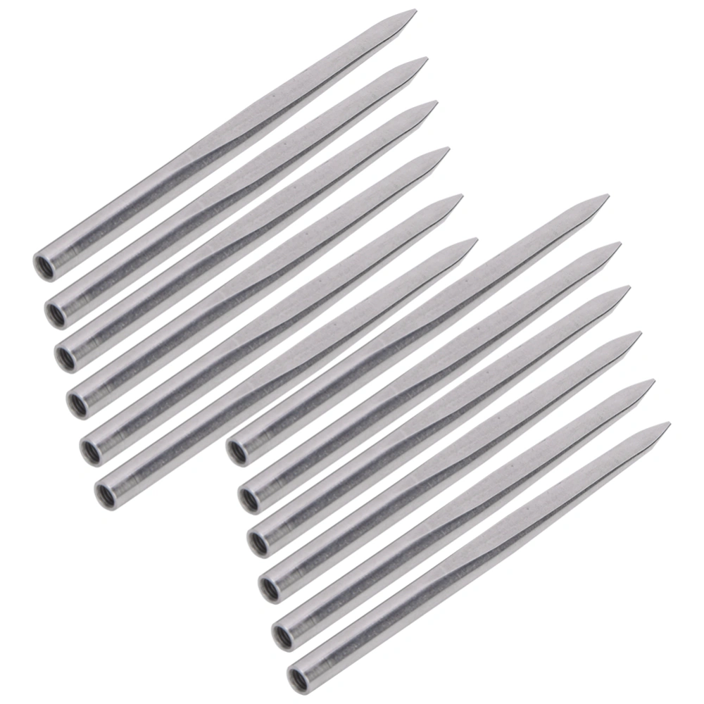 12Pcs Stainless Steel Needles Flat Head for Parachute Cord Bracelets Sewing Craft Making