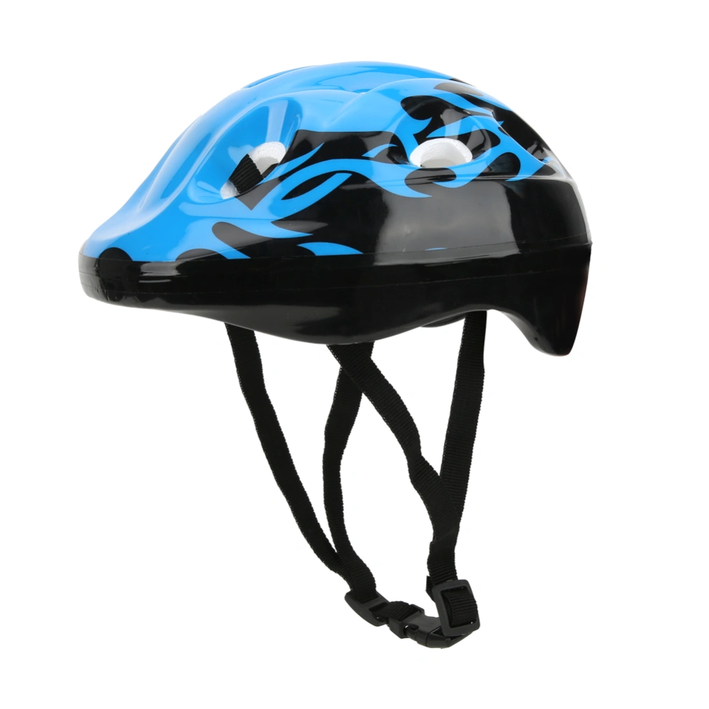 Safety Cycling Helmet Foam Breathable with Adjustable Hook and Loop Fastener Bike SuppliesBlue