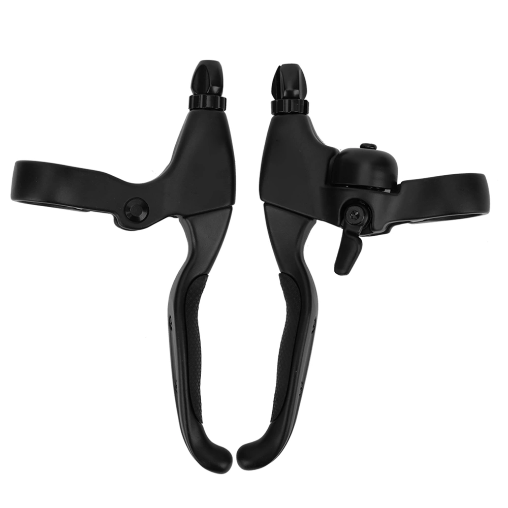 A Pair Aluminium Alloy Left Right Brake Lever Handle for Bicycle Bike Cycling Equipment AccessoryWithout Bell