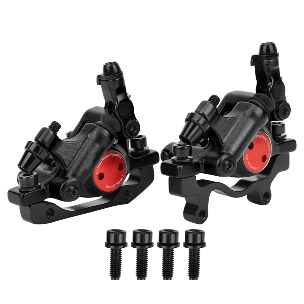 HB-100 Bike Aluminium Alloy Hydraulic Disc Brake Set Front Rear for Mountain Road Bicycleblack