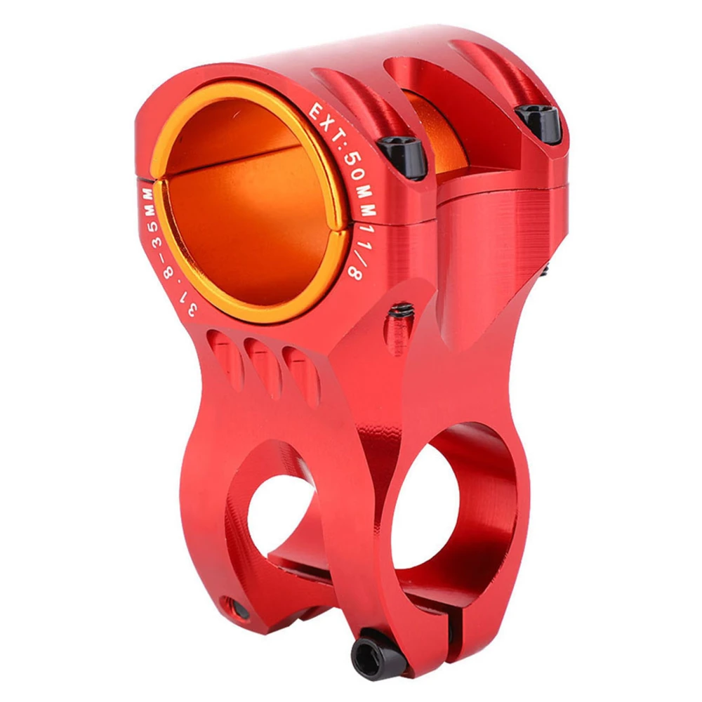 Aluminium Alloy 35mm High Strength Bicycle Short Handlebar Stem Bike Cycling AccessoryRed