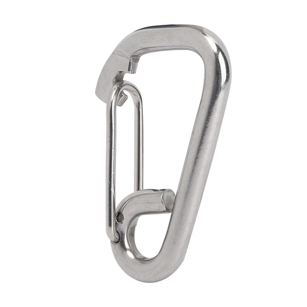 Carabiner Spring Loaded Gate Snap Hook Quick Link Lock Safety Buckle Locking for Parachuting304 stainless steel M10