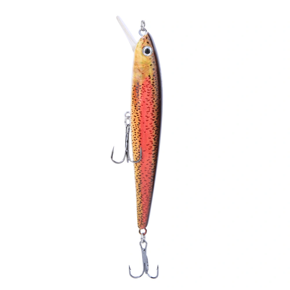 11CM Plastic 3D Fish Eye Minnow Lifelike Artificial Hard Bait Fishing Lures Tackle Accessory5# 11CM