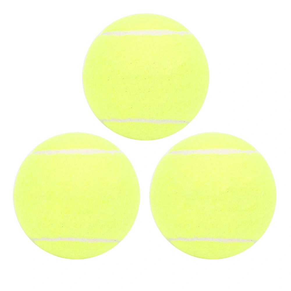 3PCS LEIJIAER Rubber Professional High Resilience Special Training Tennis Ball for Practice CompetitionTennis Ball