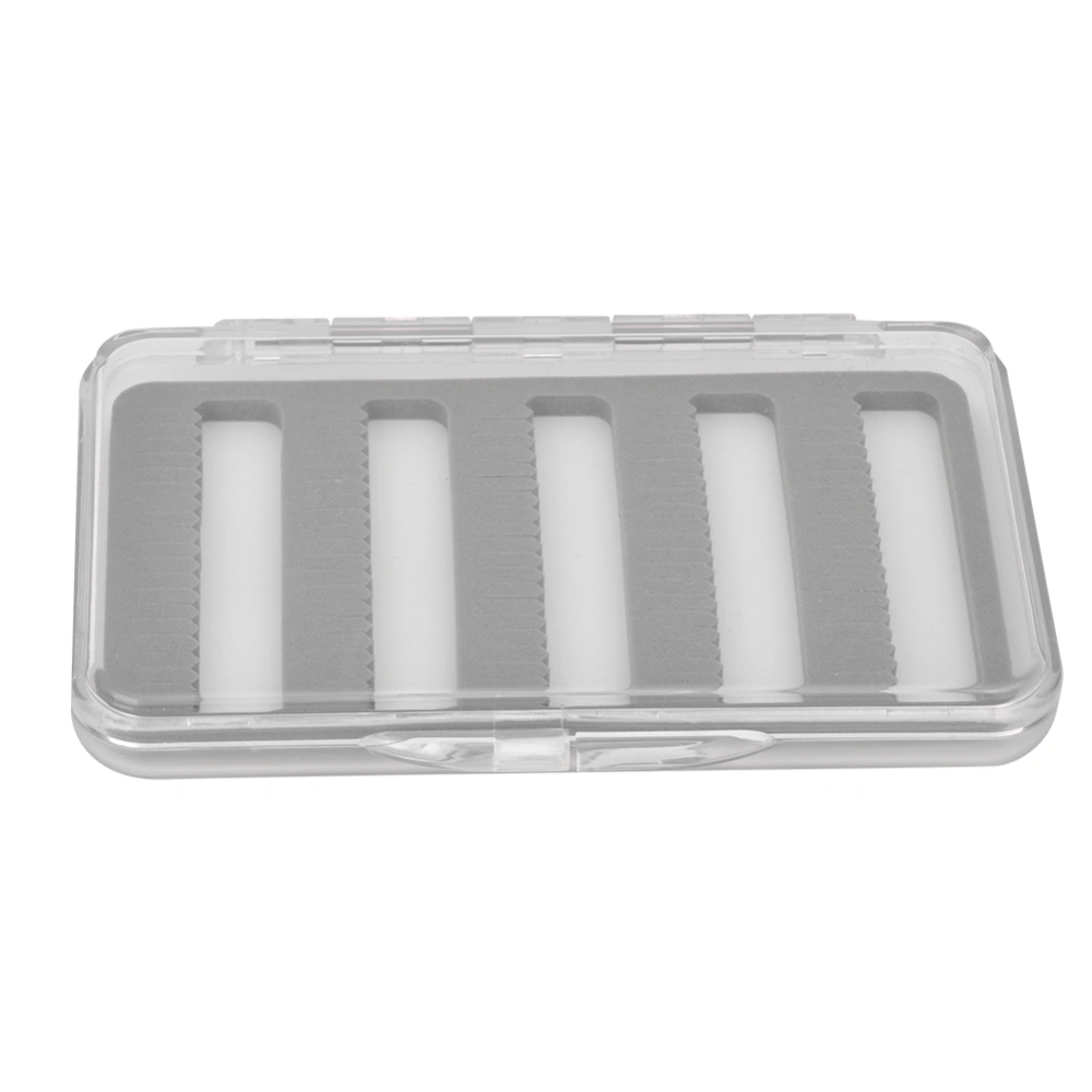 Waterproof Transparent Fly Lure Box Storage Case Container Organizer Fishing Accessory