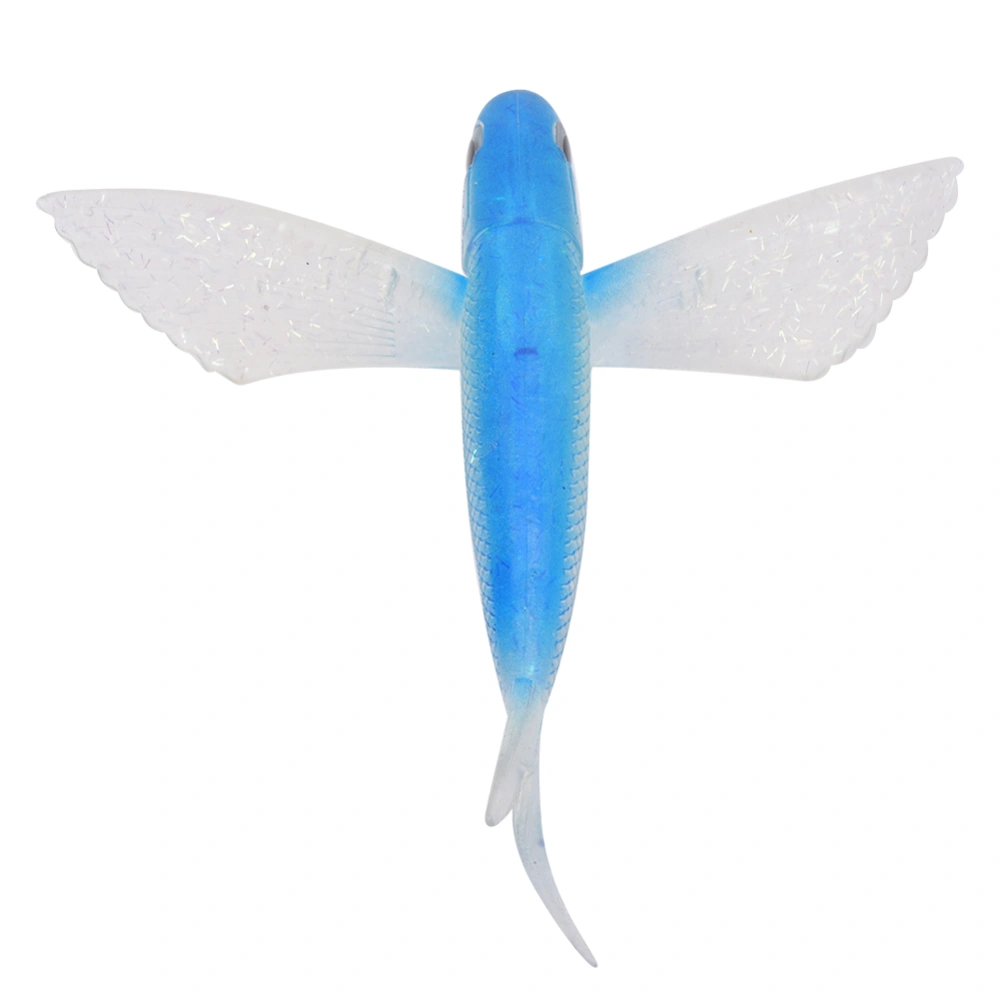 6.7in Simulated Fly Wing Fish Artificial Soft Bait Lure Fishing Tackle AccessoryBlue