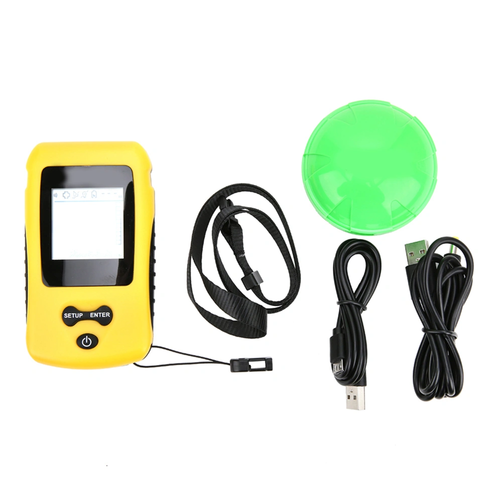 Wireless Fish Finder Sonar Sensor Depth Echo Sounder Fishing Tackle with Visual Display ScreenTL86