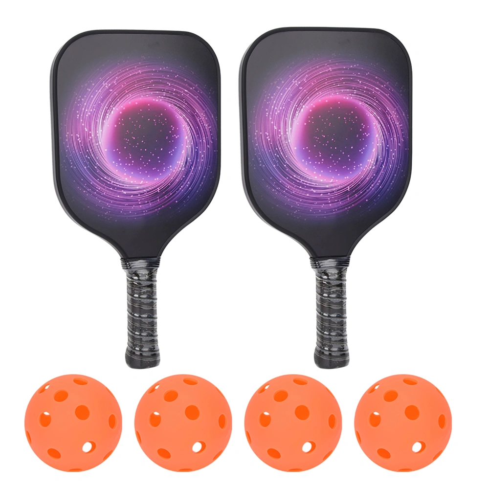 Professional Outdoor Sporting Goods Carbon Fiber Pickleball Paddles Rackets Balls Set