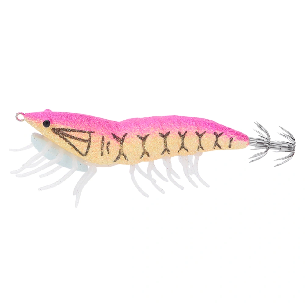 3g ABS Luminous Squid Hook Artificial Simulation Shrimp Fishing Lures Baits Fish Tackle Accessories005#