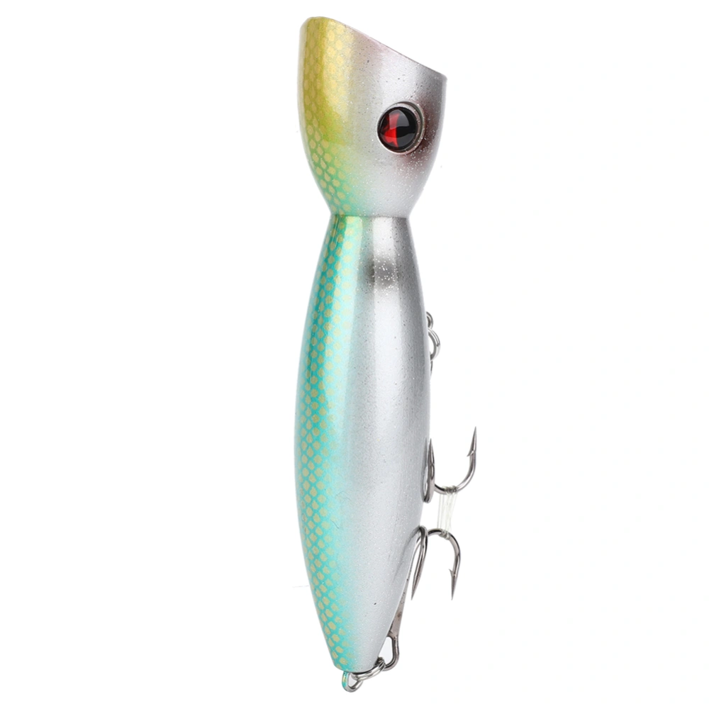 Plastic 3D Fish Eye Large Popper Lifelike Artificial Hard Bait Fishing Lures Fish Tackle AccessoryCyan