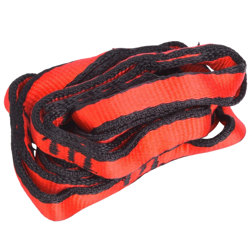 Nylon Chain Rope with Loop Yoga Hammock Hanging Strap Mountaineering Climbing Accessoryred