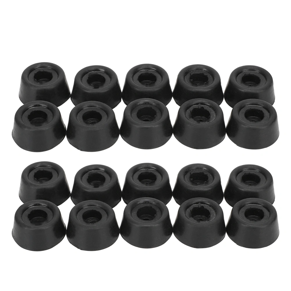 20PCS Durable Rubber Billiard Pool Cue Bottom Tail Protective Cover Case Snooker Stick Protector Accessories