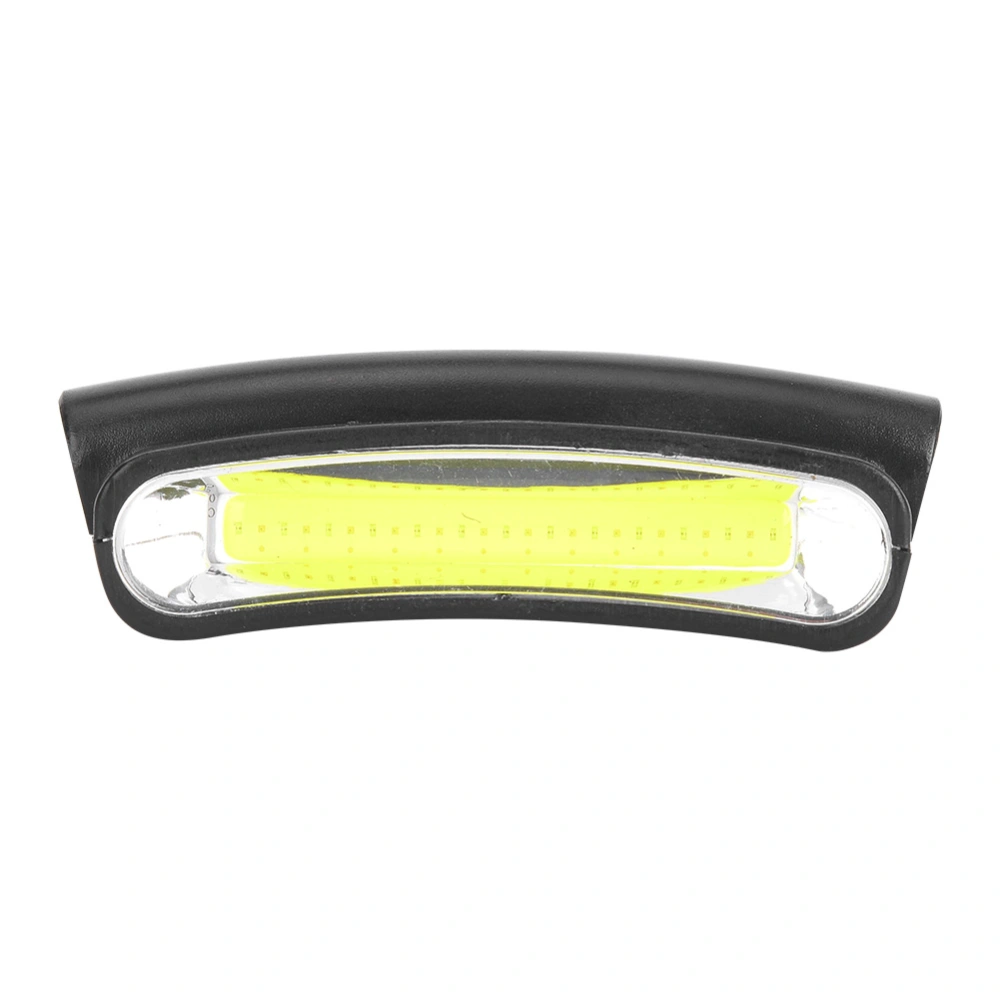 Plastic Portable COB LED Headlight Hat Clip Lamp Mini Outdoor Flash Light