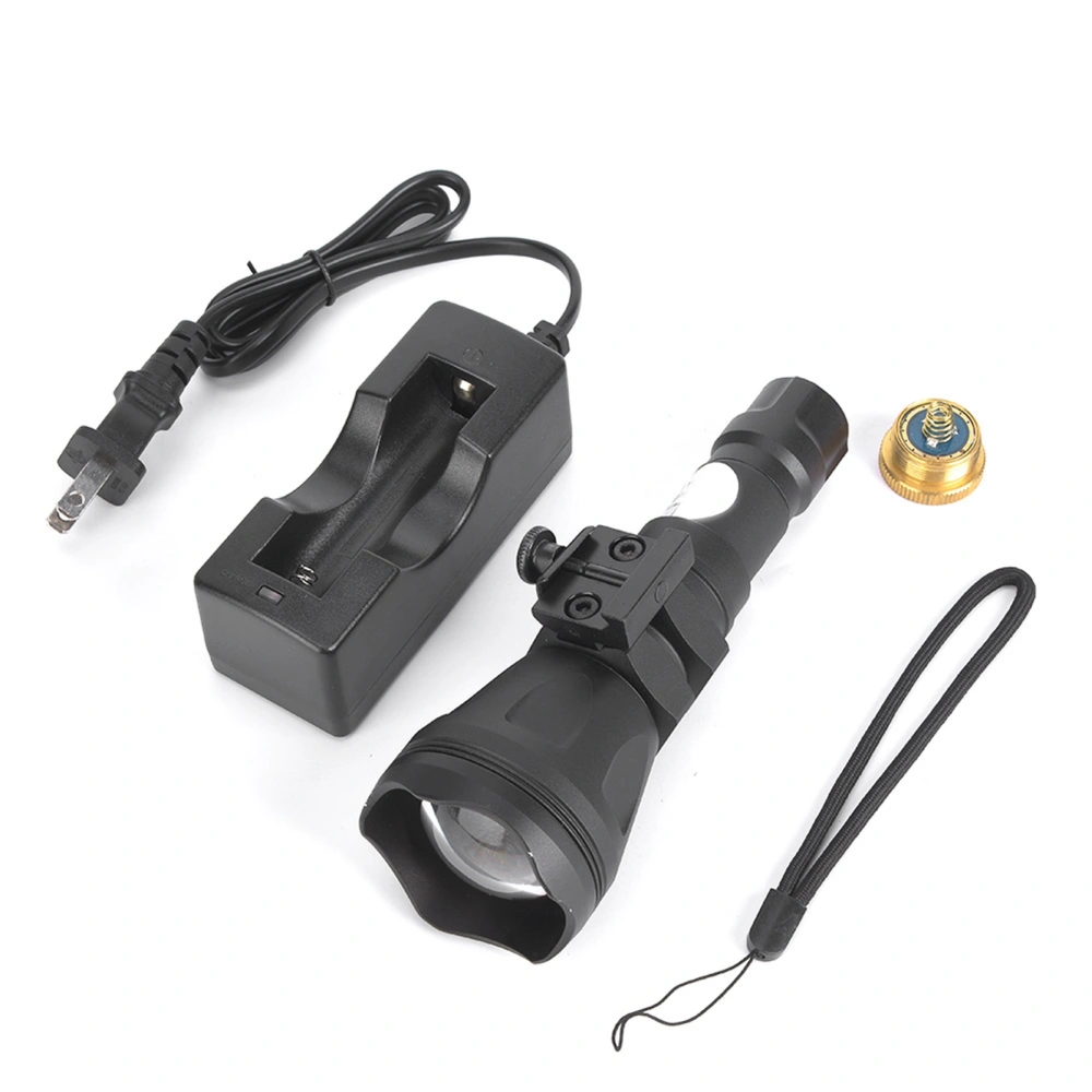 WNPF ‑C81 IR Digital Night Viewing High Light Torch Flashlight with Battery US Plug 100‑240V