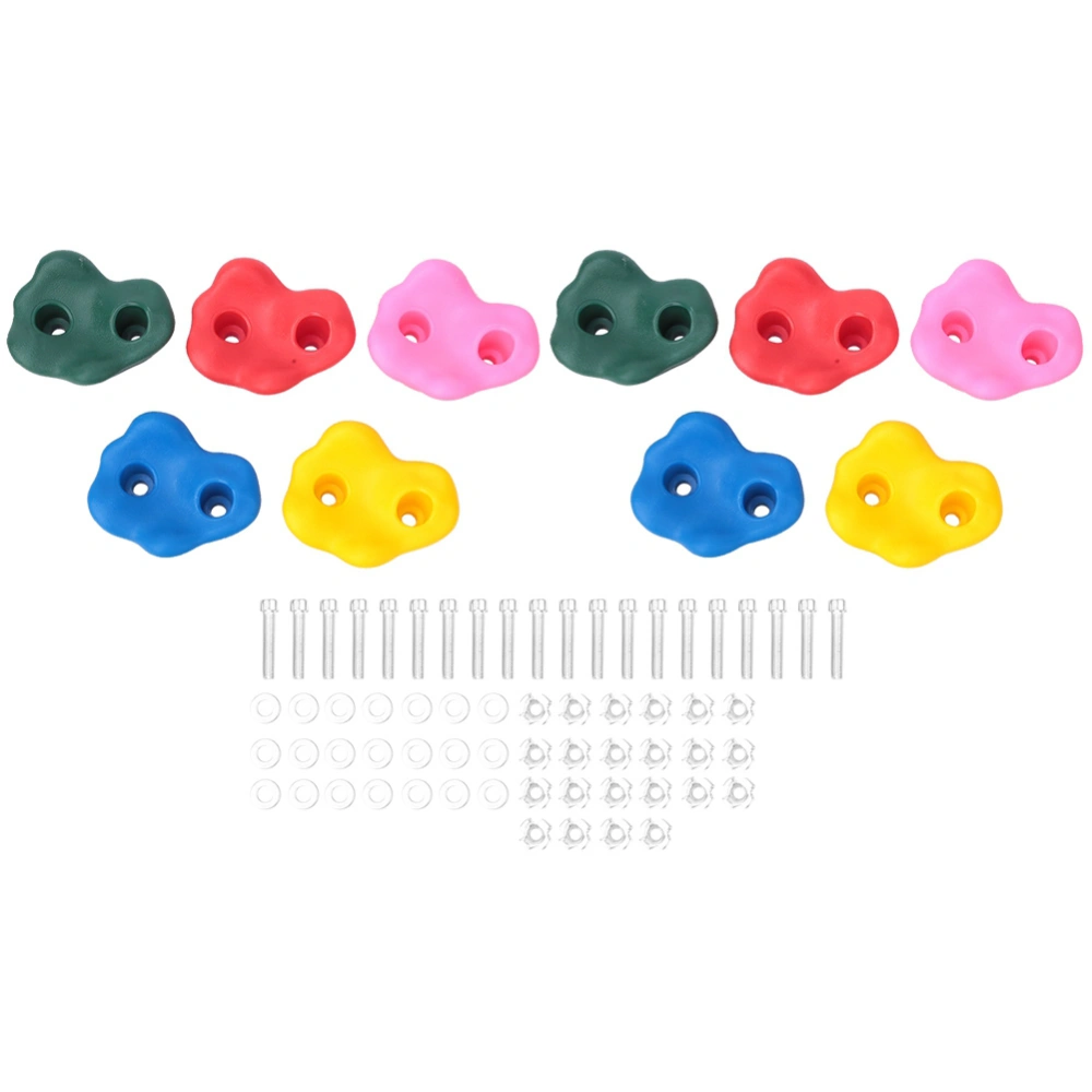 10 pcs Kids Rock Climbing Holds Wall Climbing Accessories for Amusement Equipment