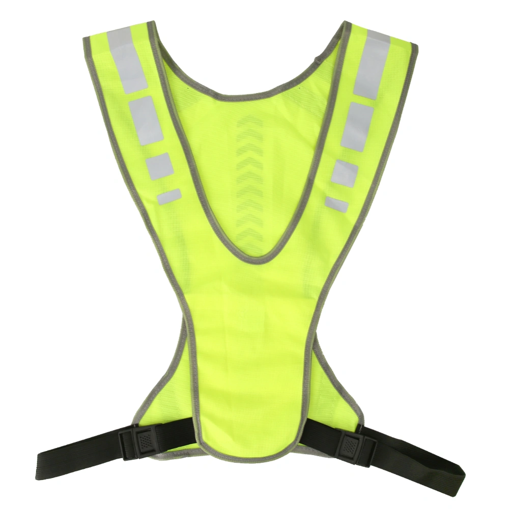 Outdoor Reflective Safety Vest with LED Light High Visibility for Night Running Cycling